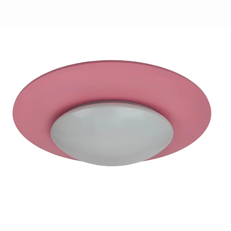 Deckenschale Saturn, Pastellrosé