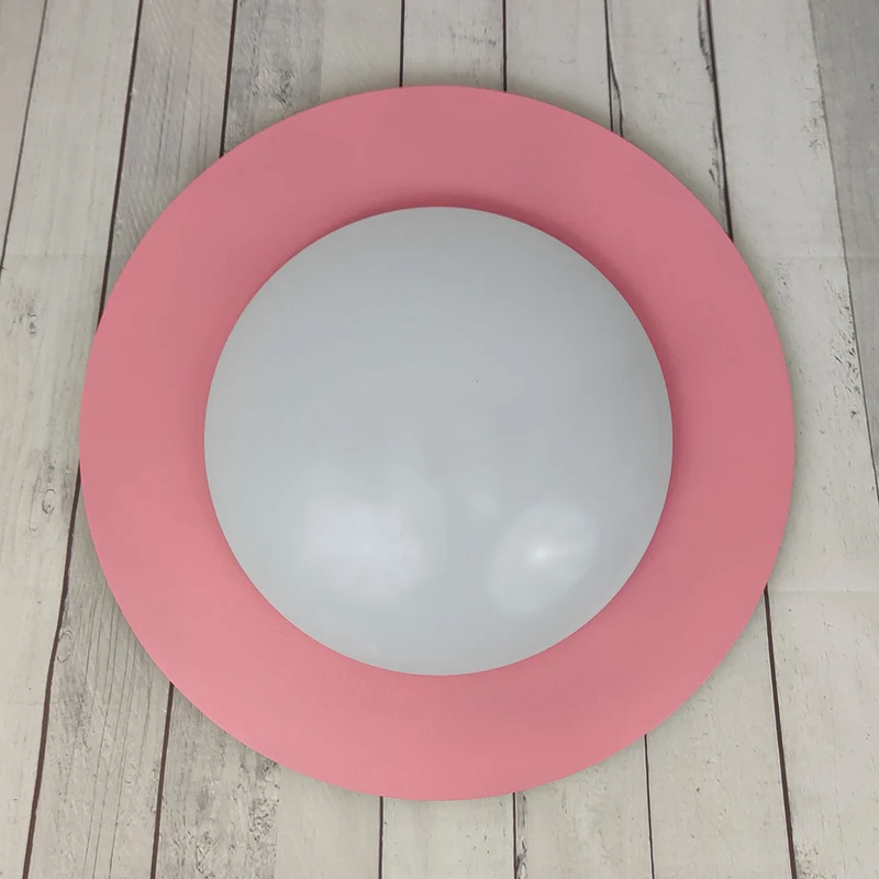 Deckenschale Saturn, Pastellrosé