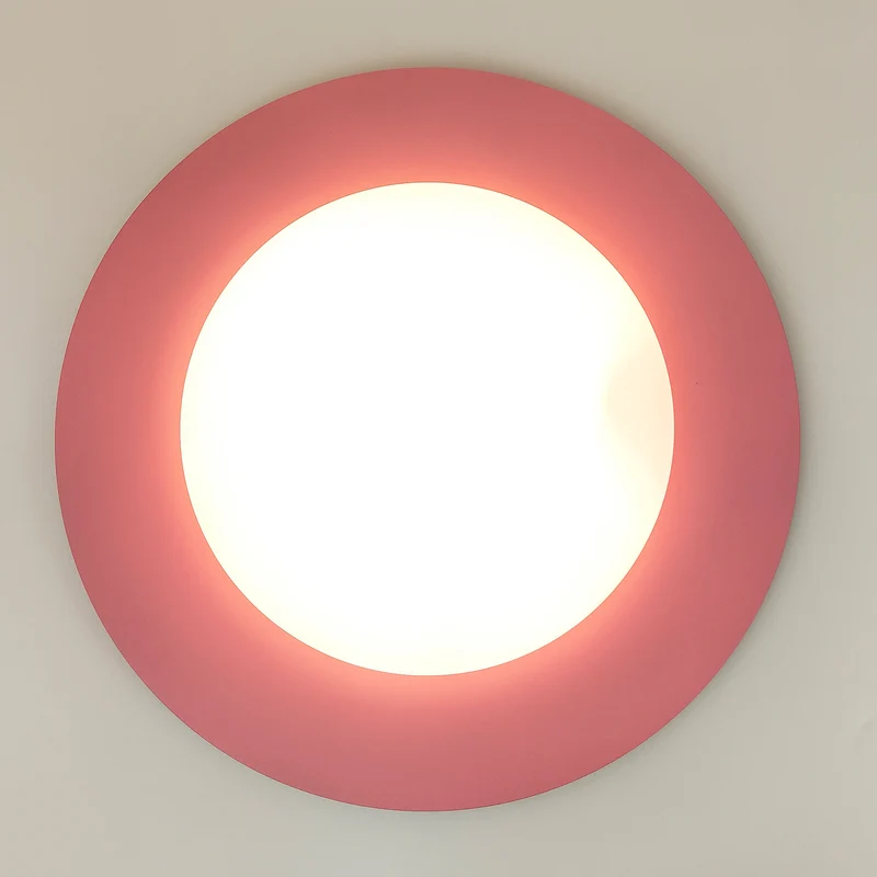 Deckenschale Saturn, Pastellrosé