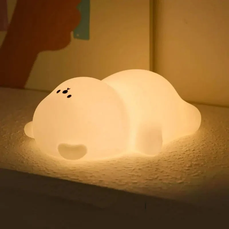 Nachtlicht Bär aus Silikon mit Timer und LED für Kinder