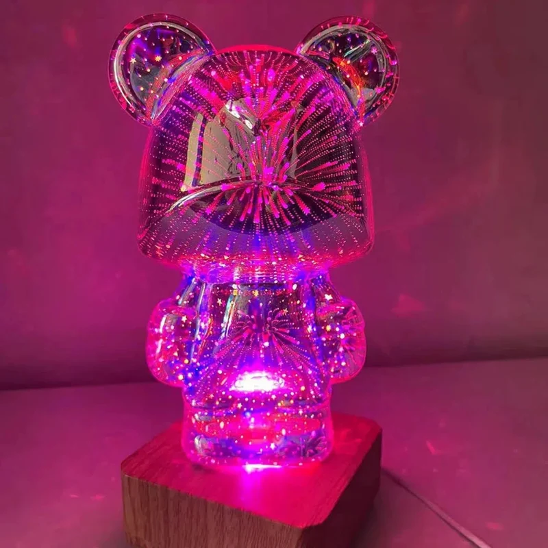 Nachtlicht Bär mit 3D-Effekt für magische Nächte