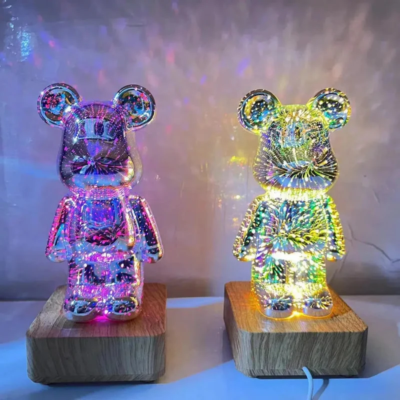 Nachtlicht Bär mit 3D-Effekt für magische Nächte