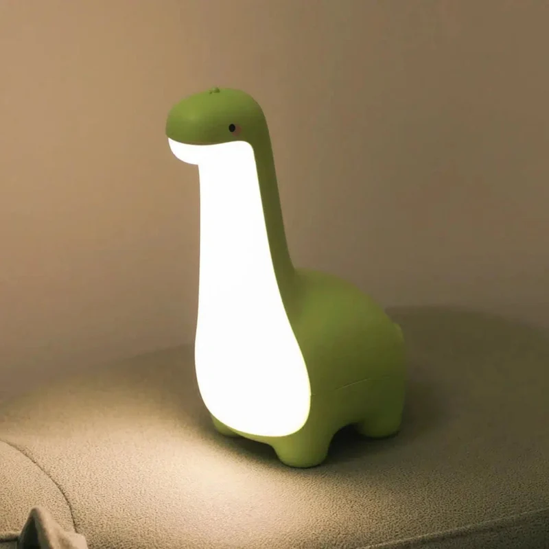 Dinosaurier Nachtlicht – Kinderlampe mit Timer und USB-Ladung