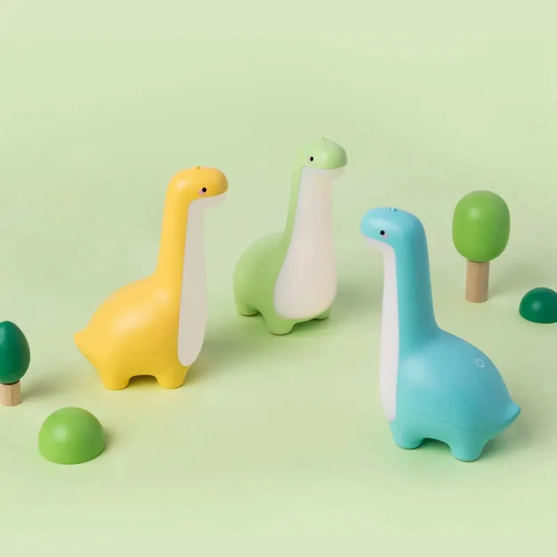 Dinosaurier Nachtlicht – Kinderlampe mit Timer und USB-Ladung