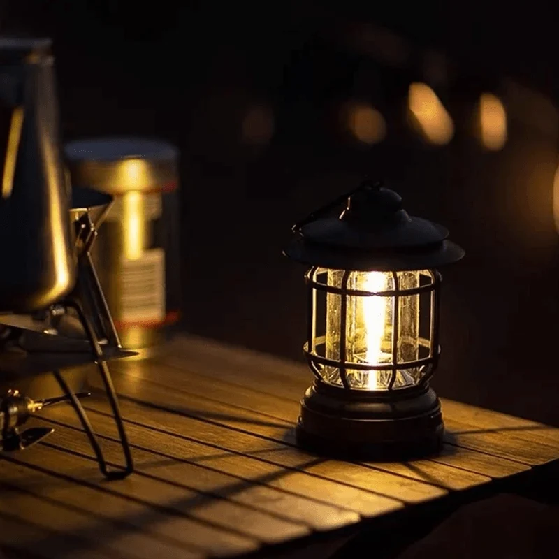 VitroFacet | Tragbare Vintage-Campinglampe