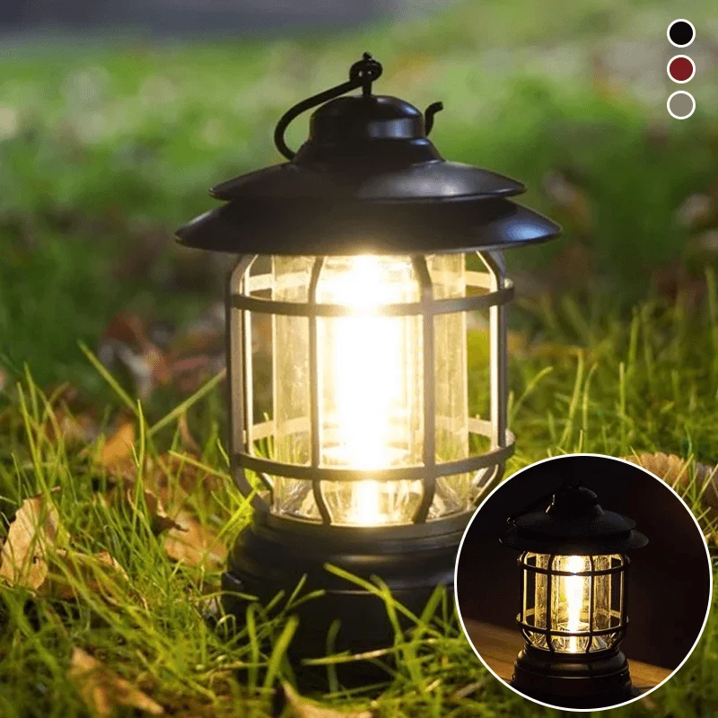 VitroFacet | Tragbare Vintage-Campinglampe