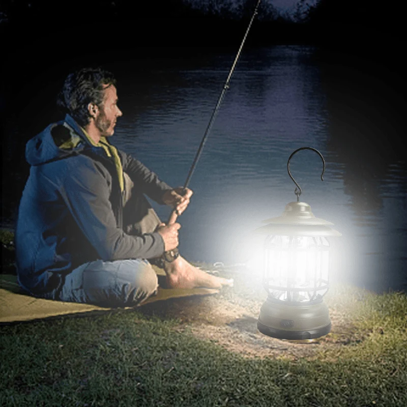 VitroFacet | Tragbare Vintage-Campinglampe