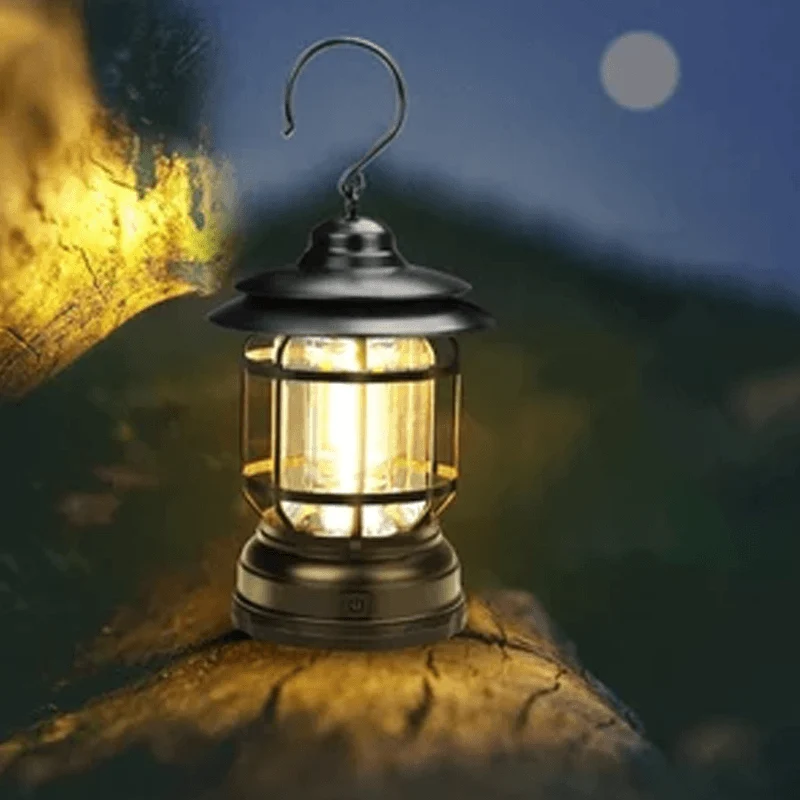 VitroFacet | Tragbare Vintage-Campinglampe