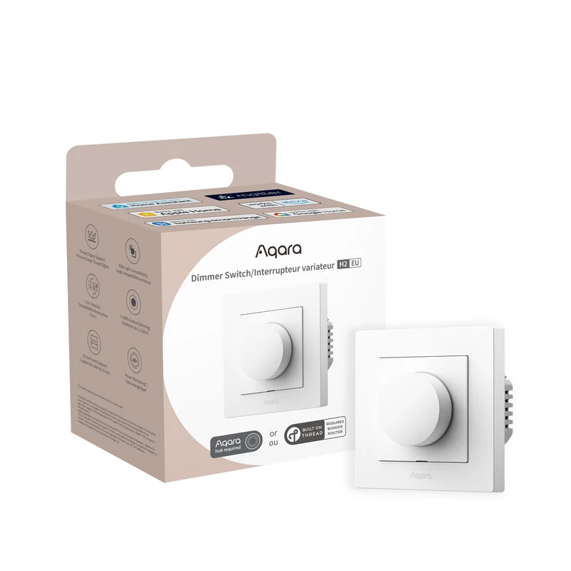 Aqara Dimmer Switch H2 EU (Zigbee, Matter over Thread)