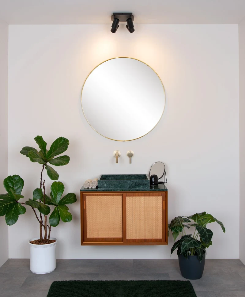 LED-Bad-Deckenspot Lennert 4-flammig dimmbar