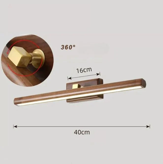 Walnoir | Holz-Wandleuchte mit warmem LED-Licht