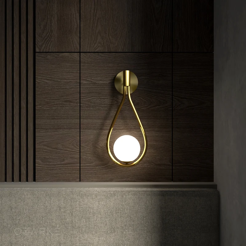 Aureo Drop | Elegante LED-Wandleuchte im Tropfen-Design