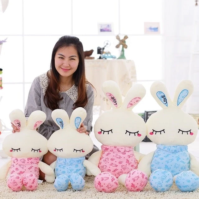 Leuchtendes Kaninchen Kuscheltier mit LED