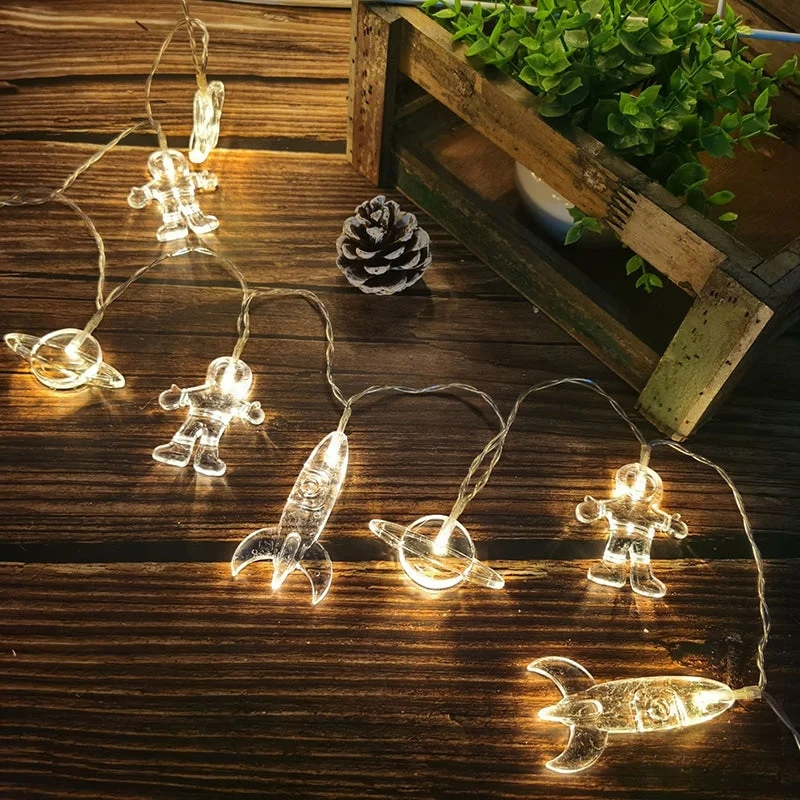 Weltraum LED Lichterkette für Kinderzimmer