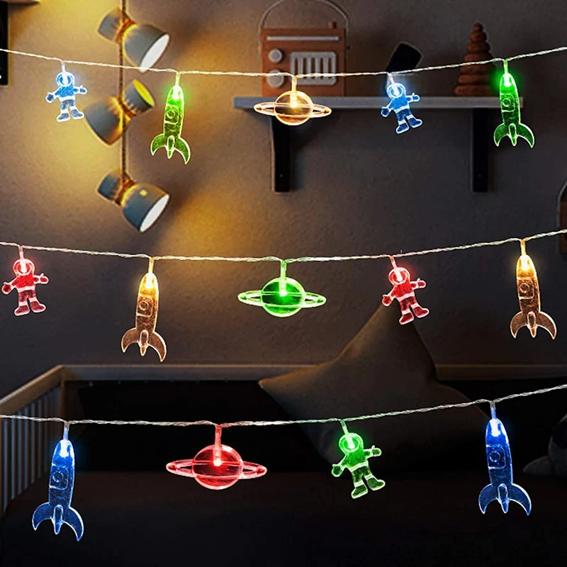 Weltraum LED Lichterkette für Kinderzimmer