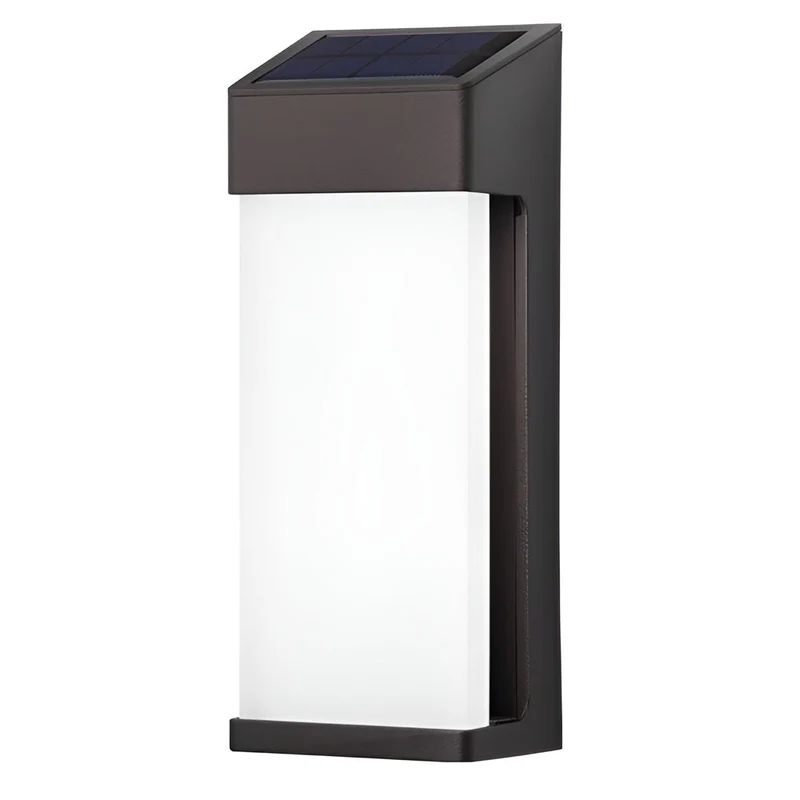 SolarNoir | Solar Wandleuchte Duo mit warmweißem Licht