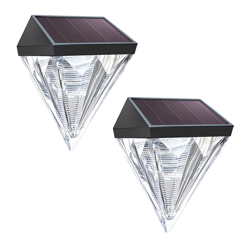 PrismLux | Geometrische Solar-Wandleuchte