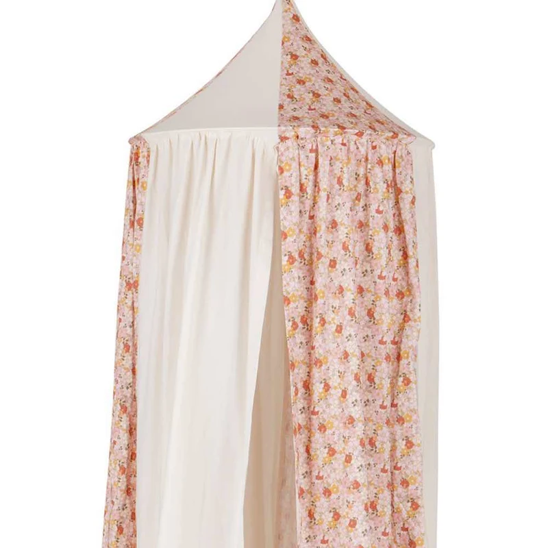 Betthimmel Baldachin Zirkus Blumen, 240 cm, Baumwolle