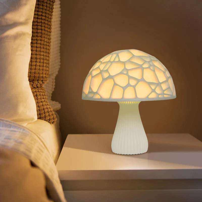 Dekorative LED Pilz Lampe als Nachtlicht