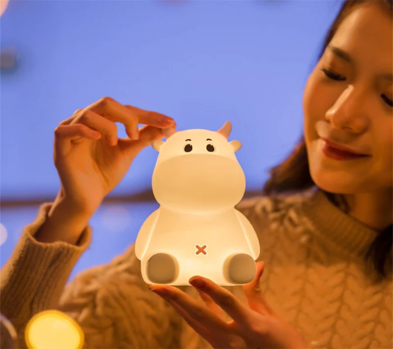 Wiederaufladbare Elch Lampe als Nachtlicht