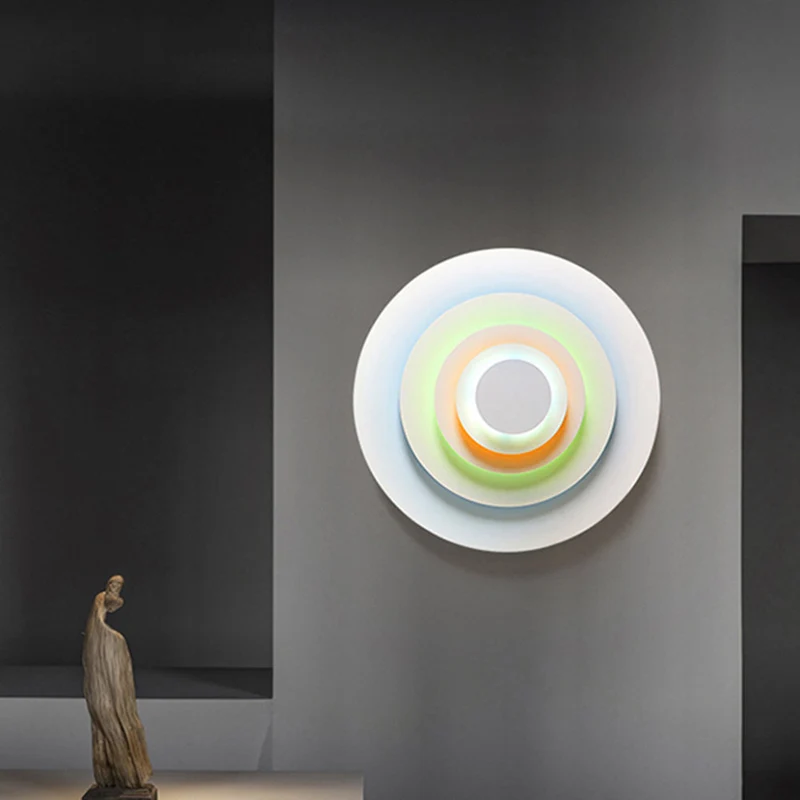Huemara | LED-Wandleuchte in drei Trendfarben