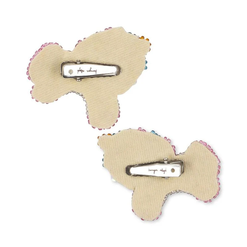 2-er-Pack Einhorn-Haarclips mit Perlen