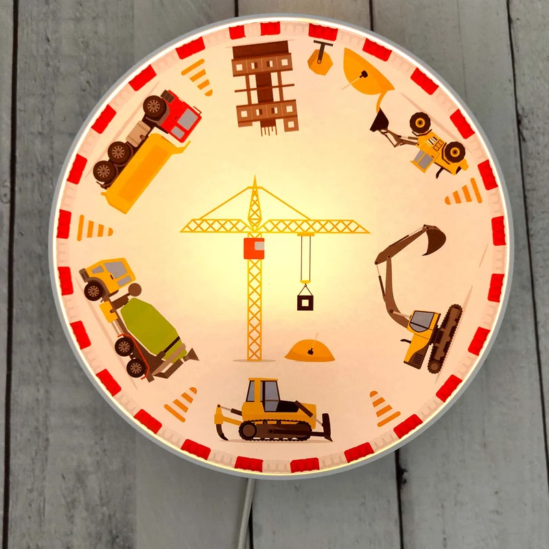 Wandleuchte Baustelle