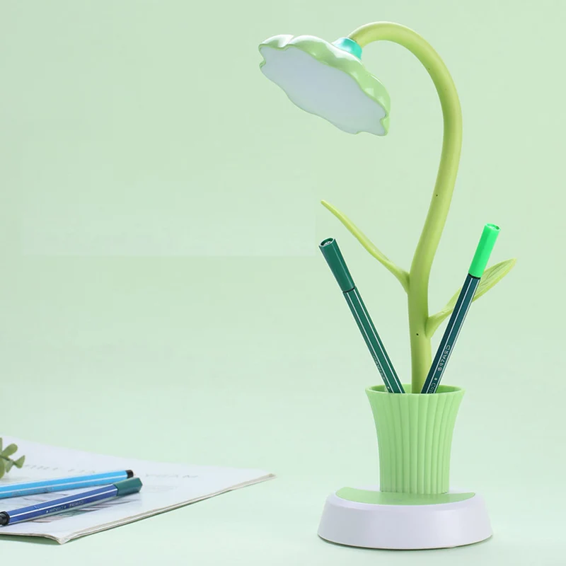 Blumen Schreibtischlampe LED wiederaufladbar
