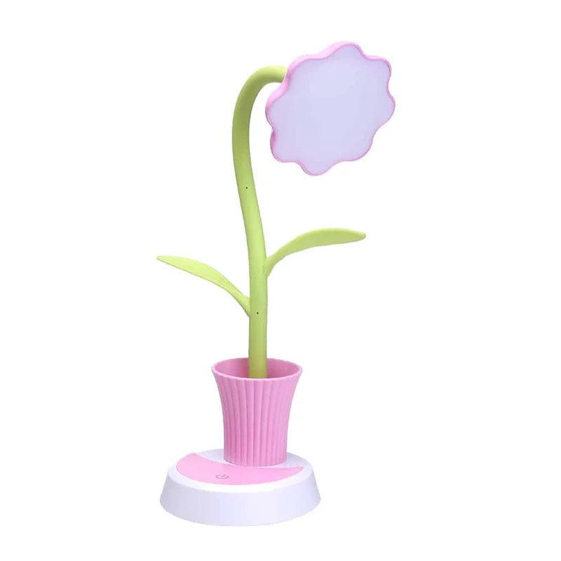 Blumen Schreibtischlampe LED wiederaufladbar