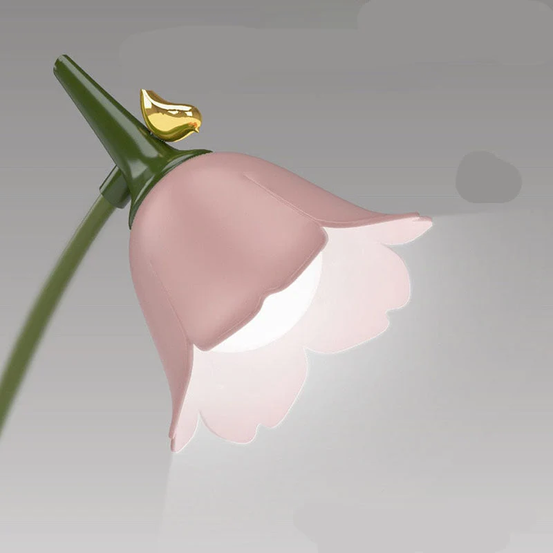 Retro Blumen Schreibtischlampe für Mädchen
