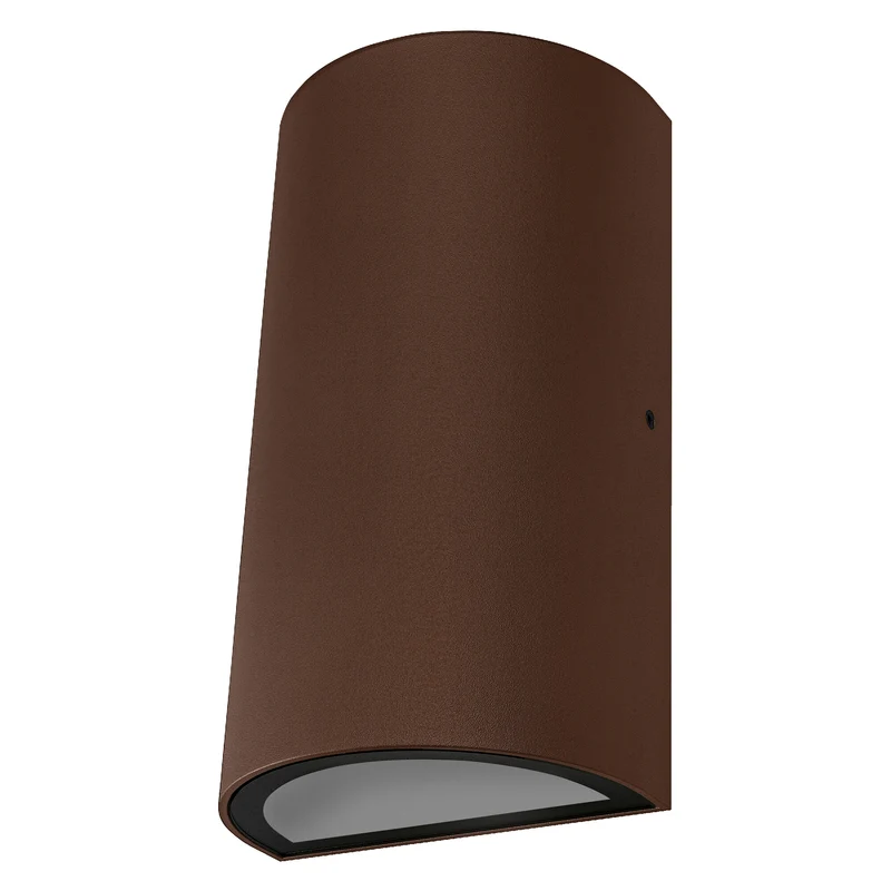 OSRAM ENDURA Style UpDown Außenwandleuchte, Rust, 12 W, 700 lm, 3000 K, 100° Abstrahlwinkel, 30. 000 h Lebensdauer, IP54, Aluminiumgehäuse, Glasabdeckung, 160 mm Höhe