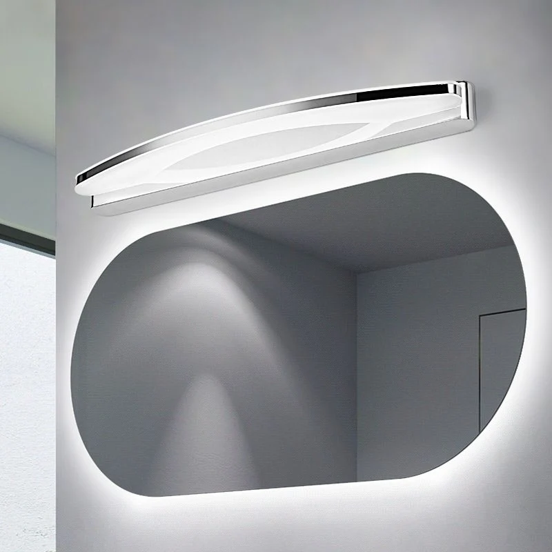 Ovanti | Ovale LED-Wandleuchte in Chrom