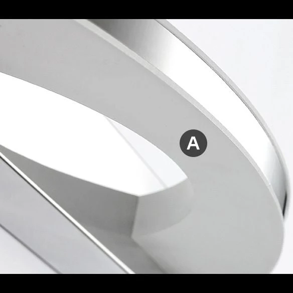 Ovanti | Ovale LED-Wandleuchte in Chrom