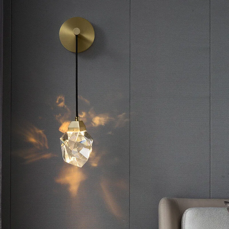 Cristalio | Kristall-Wandleuchte mit LED-Glanz