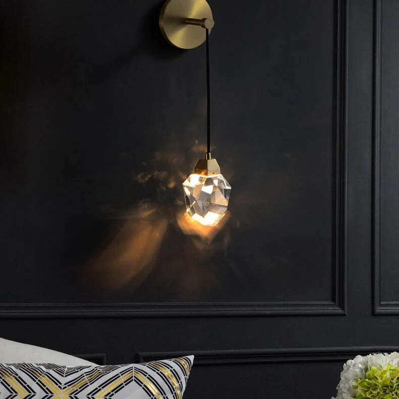 Cristalio | Kristall-Wandleuchte mit LED-Glanz