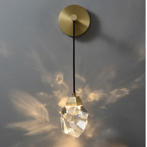Cristalio | Kristall-Wandleuchte mit LED-Glanz