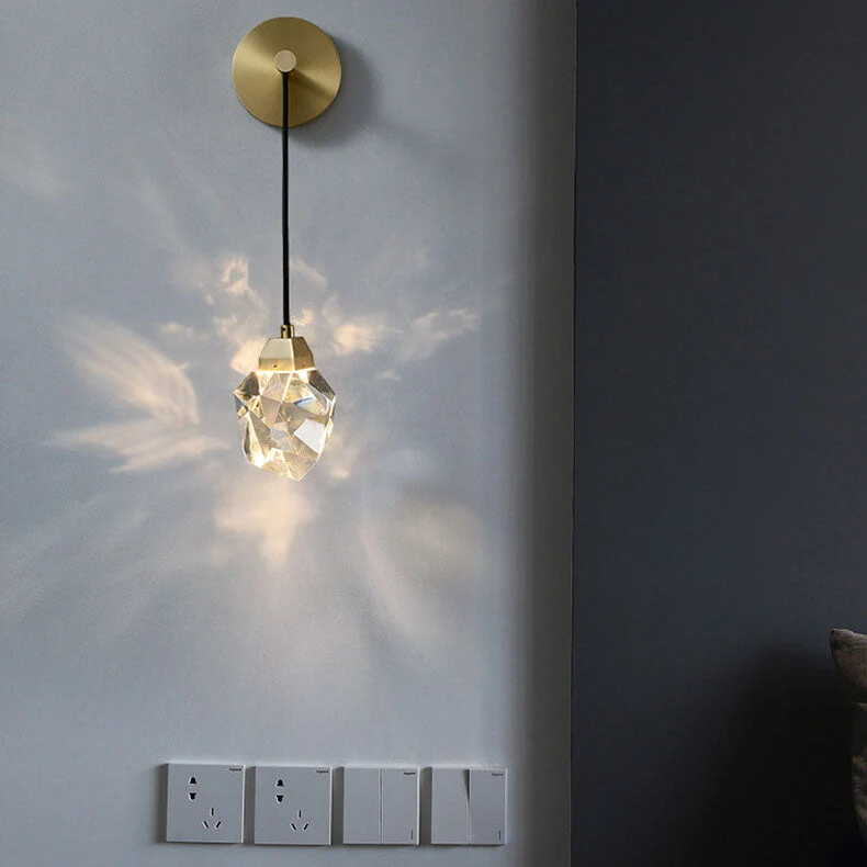 Cristalio | Kristall-Wandleuchte mit LED-Glanz