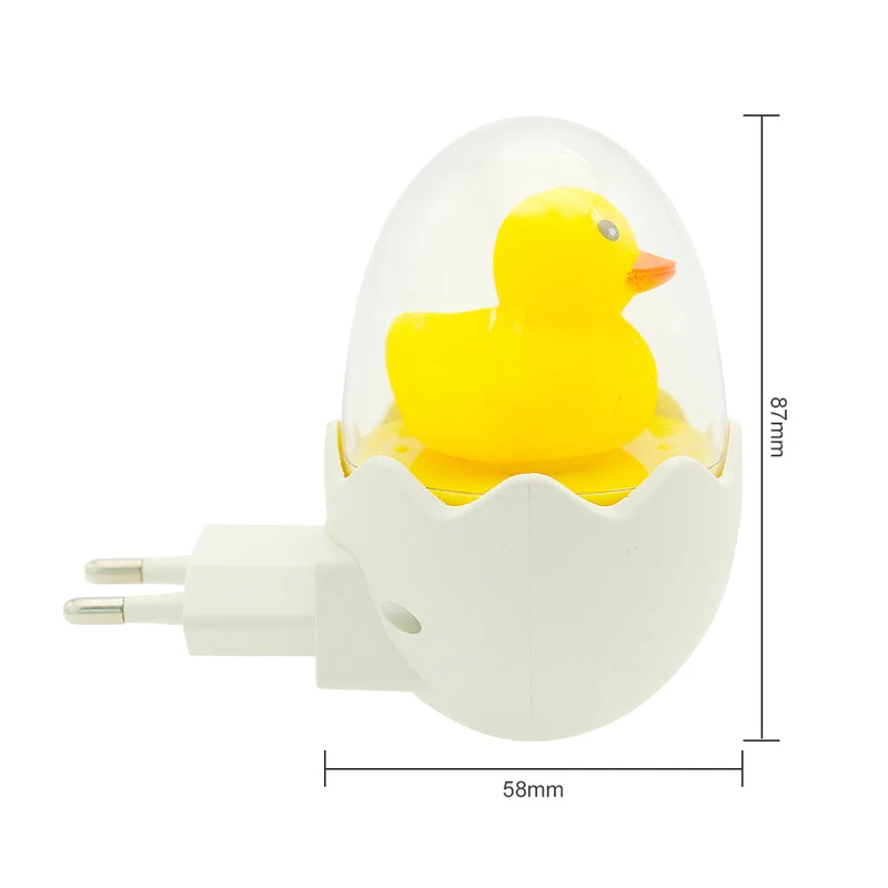 Gelbes LED Enten-Nachtlicht mit Fernbedienung