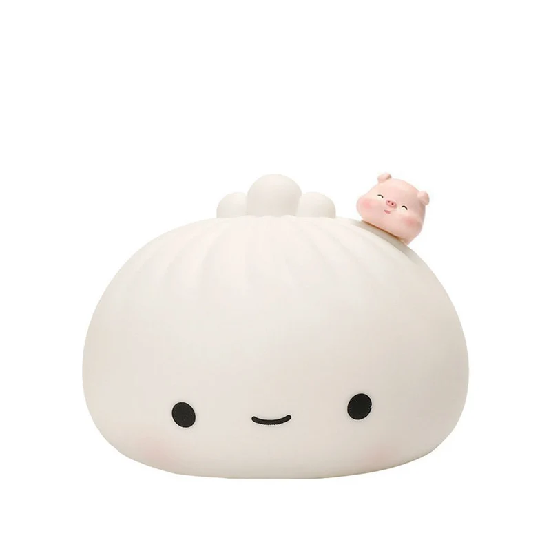 Niedliches Baozi Dumpling LED Touch Nachtlicht