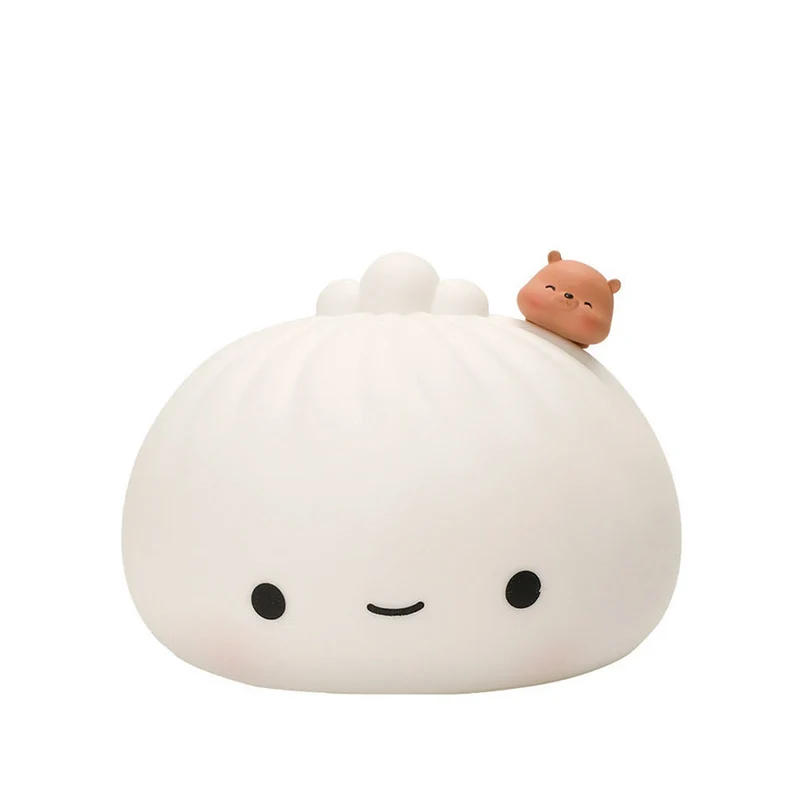 Niedliches Baozi Dumpling LED Touch Nachtlicht
