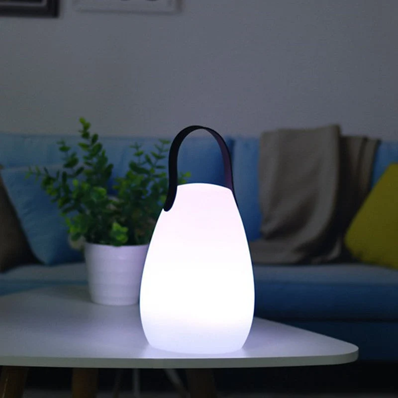 Tragbare LED Laterne in Eiform USB