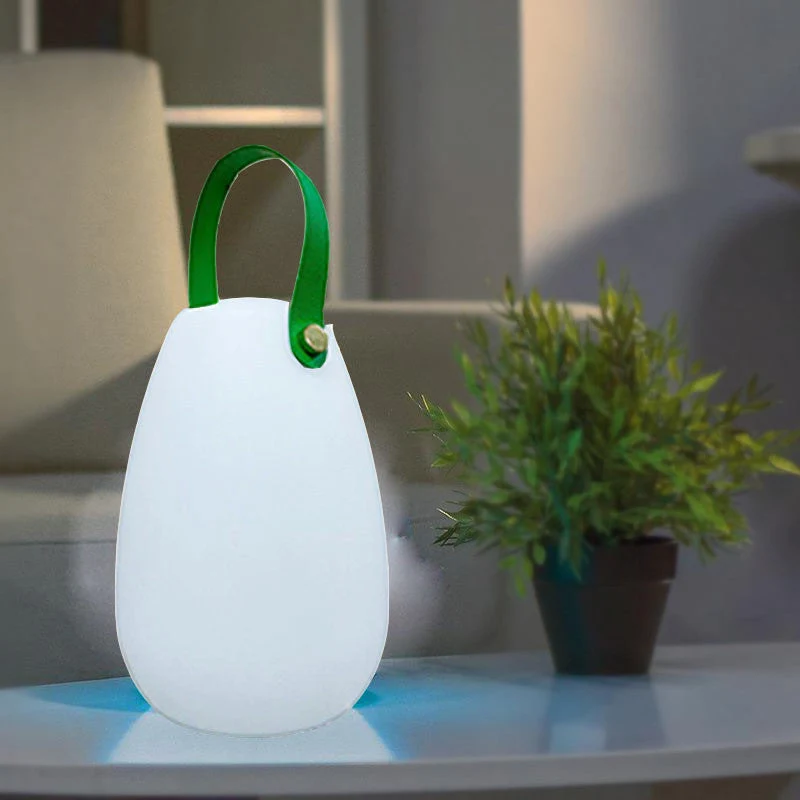 Tragbare LED Laterne in Eiform USB