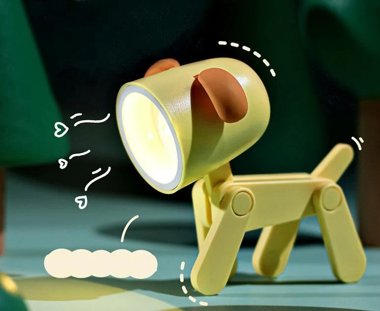 Faltbares Mini LED Nachtlicht im Hundedesign