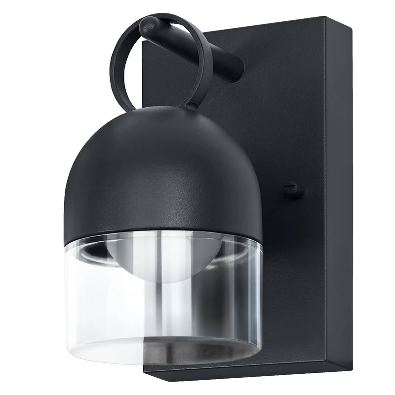 OSRAM Außenwandleuchte, Dark Grey, 6 W, 450 lm, 3000 K, 110° Abstrahlwinkel, 50. 000 h Lebensdauer, IP65