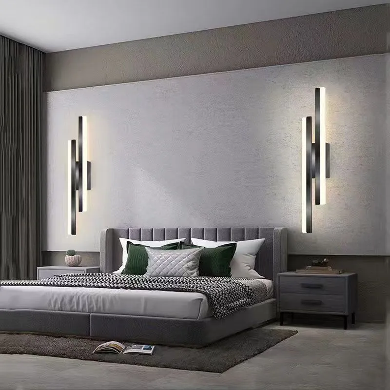 GoldNoir | Elegante LED-Wandleuchte in Schwarz & Gold