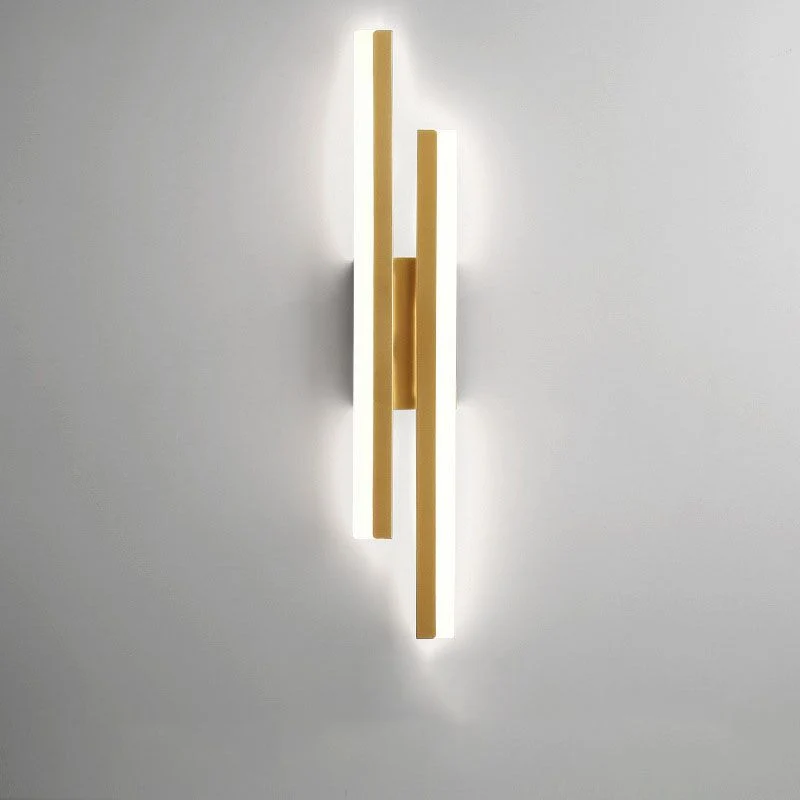 GoldNoir | Elegante LED-Wandleuchte in Schwarz & Gold
