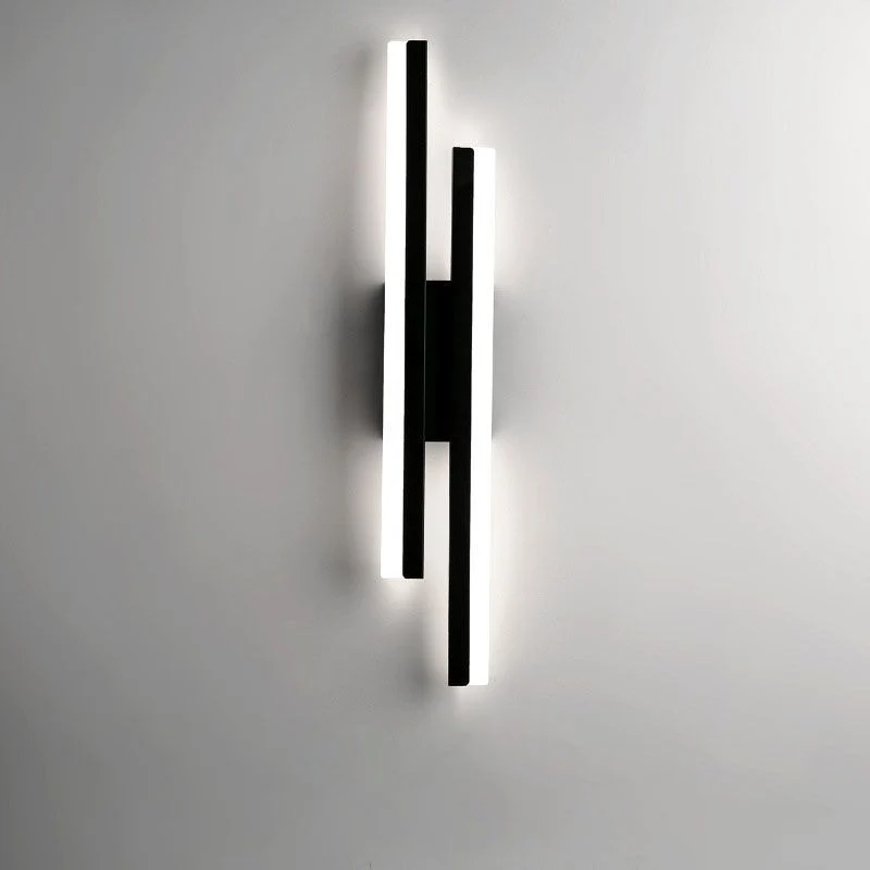 GoldNoir | Elegante LED-Wandleuchte in Schwarz & Gold