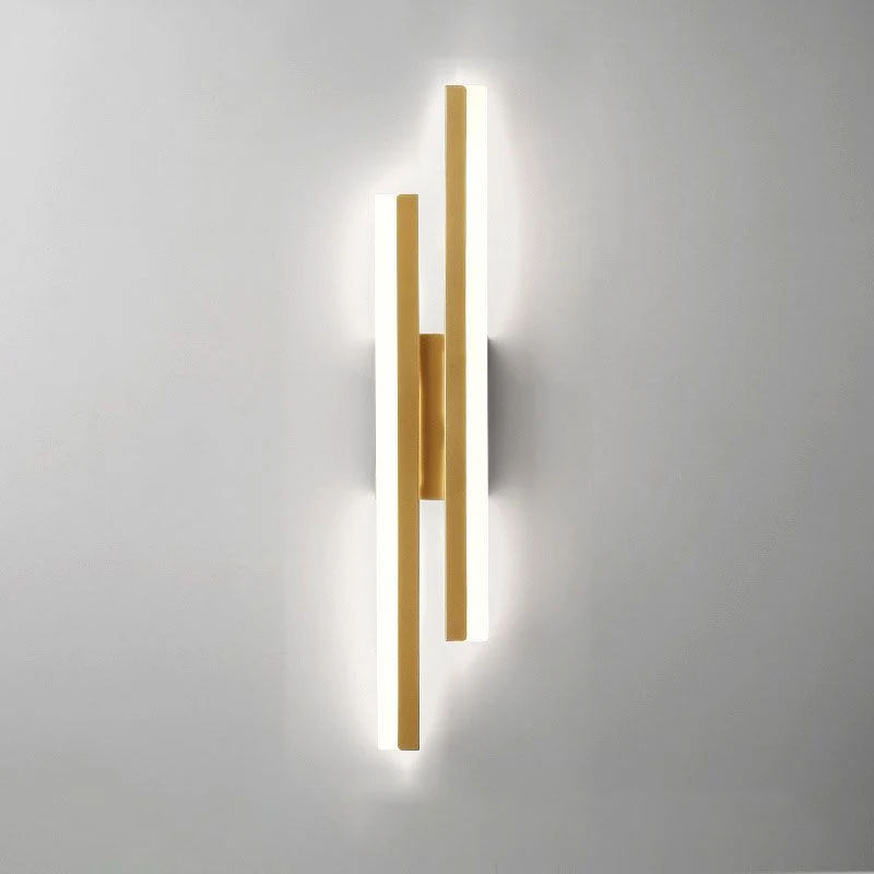 GoldNoir | Elegante LED-Wandleuchte in Schwarz & Gold