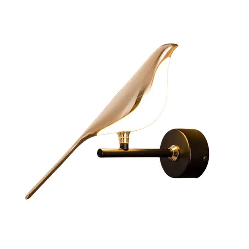 FinkLux | LED-Vogel-Wandleuchte mit Akku