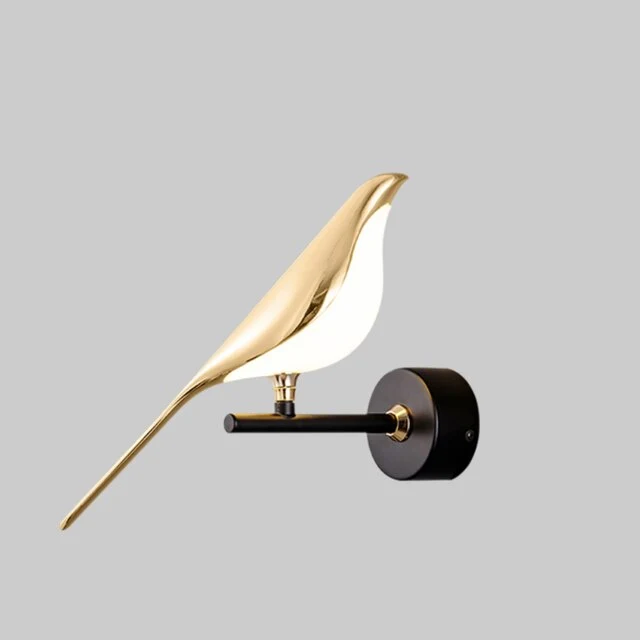 FinkLux | LED-Vogel-Wandleuchte mit Akku